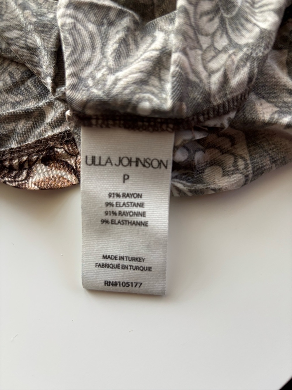 Ulla Johnson Aurelia Jersey Turtleneck Top - Picture 8 of 9